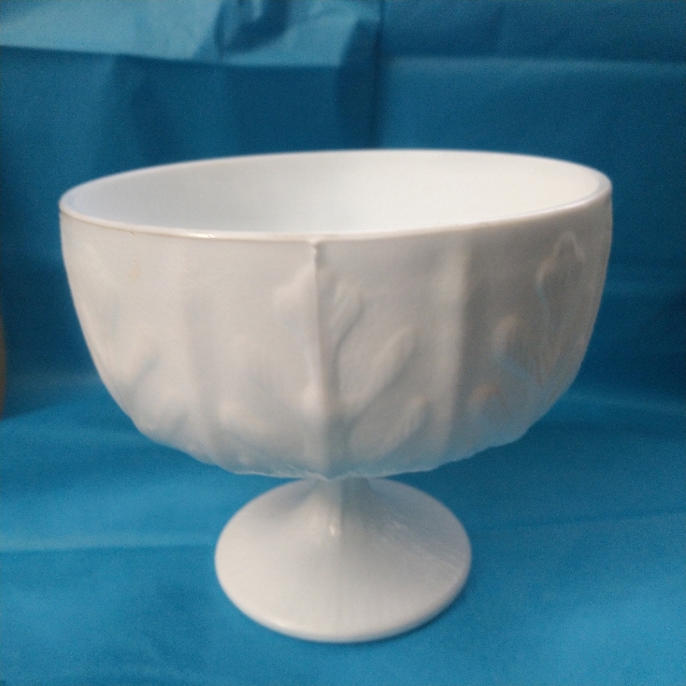 FTD Milkglass Vintage Compote